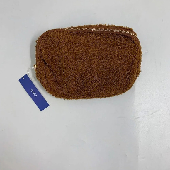 VNVM Sherpa Belt Bag Fleece Fanny Packs Waist Bag w/Adjustable Strap NWT - Picture 1 of 13